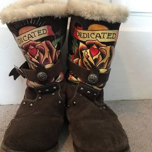 Ed Hardy Winter Boots